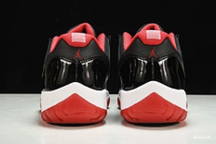 BLACK 528895-012 MENS AIR RED 11 RETRO JORDAN  LOW "BRED" 1111